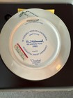 1980 M i  Hummel Annual Plate  10th Edition  In Bas-relief Titled  school Girl  