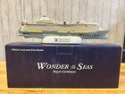 Royal Caribbean 10  Ship Model Wonder Of The Seas Official Signed By Captain