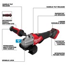 Milwaukee 3676-20 M18 Fuel 4-1 2-6in Dual-trigger Variable Speed Angle Grinder