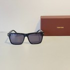 Tom Ford Tf906 Black Frame Black Lenses Men s Square Sunglasses With Box