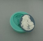 Cameo Madonna  Flexible Silicone Mold  For Crafts jewelry resin polymer Clay 