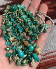 Gorgeous Multi-strands Imperial Jasper Nuggets Necklace w432-w3 