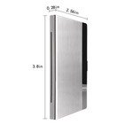 Stainless Steel Card Holder Case Pocket Metal Wallet For Id Credit Business Card