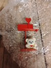 Avon Teddy Bear On Red Mail Box    Valentine Ornament Nib