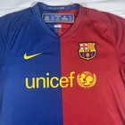Fc Barcelona 2008 2009 Home Nike Soccer Jersey Adult Size Medium 