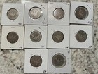 Lot Of 10 Silver Barber Quarters1893 93o 95 2  98o 98s 1901 07 07s 16d  1 Of  5 