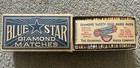 Old Vintage Blue Star Diamond Matches Made In Usa