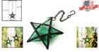 Vintage Moroccan Glass Star Lantern - Eye-catching Tea Light Holder For Events