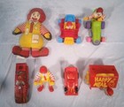 Vintage Ronald Mcdonald Toys Mcdonalds Happy Meal Toys Lot Of 7