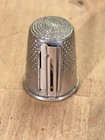 Lot 12 Vintage Metal Thimbles W Thread Cutters And One Threader  Various Sizes