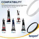 Vacuum Belt For Bissell Proheat Deepclean Essential Carpet Cleaner 88522  8852r 
