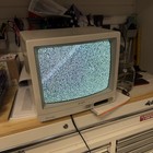 Vintage 1988 Sharp 13nf78  w   Tv Portable 120 Volts Decorator Series 12-13 Inch