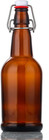 Suresave Beer Bottles With Easy Flip Top   16 Oz Amber Glass Bottle Set With Air