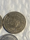 Lot Of 5 Vintage Las Vegas Casino Dollar Gaming Slot Tokens  