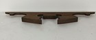 Small Antique Pediment Over Door Carved Wood Architectural Reclaimed Salvaged