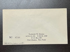 Uss Benham  dd-397  1939 Naval Horton Cover - Commissioned 9o446
