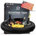 Premium Floating Drink Holder For Pool  Hot Tub Accessories For Adults - Black
