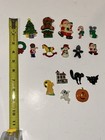Lot Of Holiday Christmas   Halloween Collectible Magnets