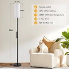 Ambimall Floor Lamps For Living Room  64  Modern Floor Lamp With Remote Contro