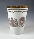 King Edward Vii Queen Alexandra Coronation Beaker 3 1 2   
