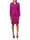 Le Suit Women s Black Jacket   Skirt Suit  Size 16  2pc  Nwt