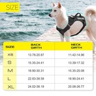 Service Dog Harness Reflective Dog Vest Harness With 5 Pcs Patches Adjustab