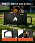 Vevor 40 x16  Soccer Rebounder Board Portable Soccer Wall With 2 Angles Rebound