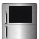 Magnetic Dry Erase Black Board Sheet For Fridge 17x12 With 4 Chalk Markers