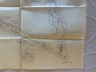 Wake Island Map 1942 - Rare Hand Drawn Restricted Map Of Wake Island