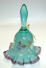 Fenton Limited Edition 4568-eb Hand Painted Gilded Berry Designer Bell W box