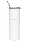 Dassault Falcon 100 Stainless Steel Water Tumbler With Straw - 20oz 