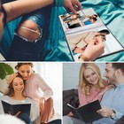 Photo Album 6x8 Photos  6x8 Photo Album Book Holds 64 Pictures  Art Portfolio