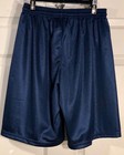Soffe Gk Youth Large Navy Mesh Polyester Long Athletic Running Shorts Sz Cl Nwt 