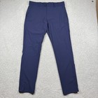 Greyson Montauk Golf Pants Mens 34 32 Navy Blue Performance Stretch Trousers