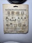 Vintage Nos Beautiful Sears White Brass Finish Double Switch Plate Cover