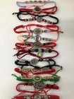 12 Pc Mixed Religious String Guadalupe And Saint Jude Bracelet Communion Favors 