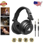 50mm Drivers Studio Headphones  Au-mh601 Over Ear Stereo Black Headphones