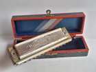 Rare Vintage M hohner Super Chromonica No  260 1 2 Harmonica