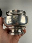 Antique Russian Imperial 84 Silver Sugar Basket Swing Handle Floral Signed       