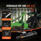 Hydraulic Top Link Cat 2-2 With Locking Block 19 11 16    - 28    With 2 X Hoses