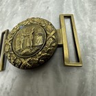 Civil War Kentucky Officer Two-piece Interlocking Belt Buckle Replica