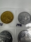 Vintage Lot Of 14 Aluminum Tokens From 1971-1977 Various Events See Photos