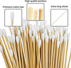 500 1000 Count 6   Long Round pointed Cotton Swabs Durable Stem  Lint- Free Gun