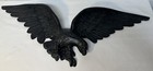 Black Cast American Eagle Patriotic Wall Hanging 29    Wingspan Thick Vintage 7032