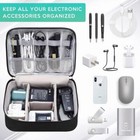 Portable Electronic Organizer Travel Cable Storage Bag Cord Case Accessories Us