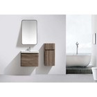 Matte Black Aluminum Frame Wall Mount Mirror Medicine Cabinet Adjustable Shelve