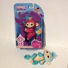 Wowwee Fingerlings Baby Monkey Lot - Pink Bella Nib   Glitter Teal Interactive