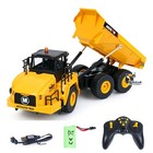 Mega Sale  Huina 553 1 16 Half Metal Electric Rc Dump Truck Tipper Lights Sound