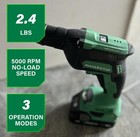 Metabo Hpt Multivolt 18v Cordless Drywall Screw Gun With Battery Charger   Bag
