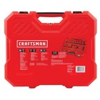 Craftsman 81-piece Sae Metric Mechanics Tool Set With Case Gunmetal Chrome